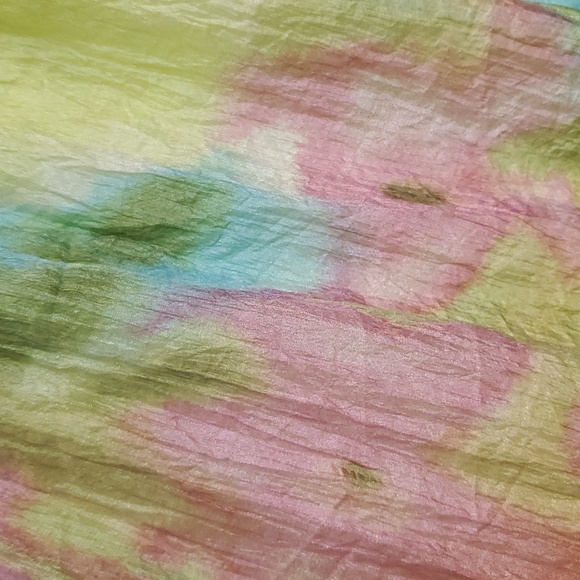 Maggy London Muted Floral Chiffon Maxi Skirt Size 14 - Picture 5 of 8